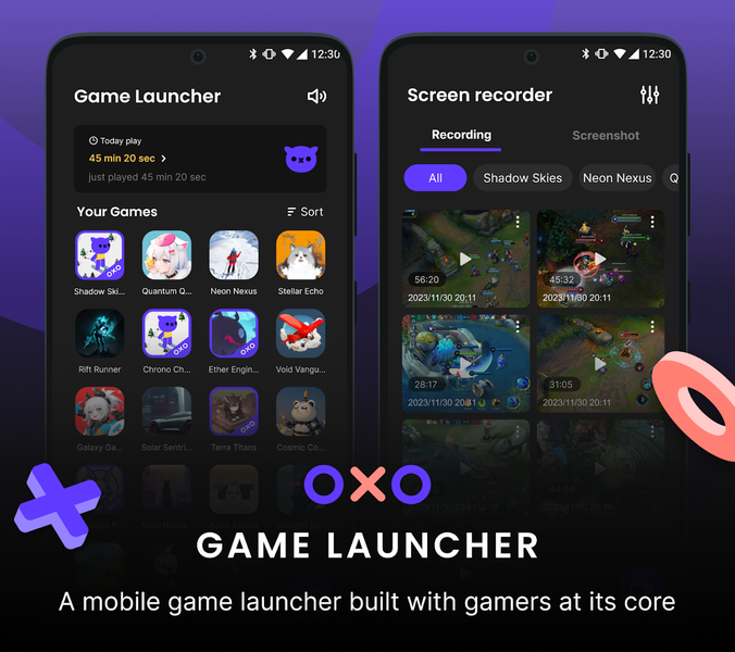 OXO Game Launcher - Gaming Hub - Image screenshot of android app