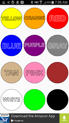Kids Colors Tap And Learn - عکس بازی موبایلی اندروید