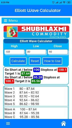 Elliott Wave Calculator - عکس برنامه موبایلی اندروید