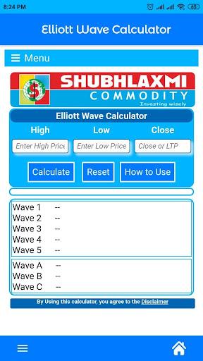 Elliott Wave Calculator - عکس برنامه موبایلی اندروید