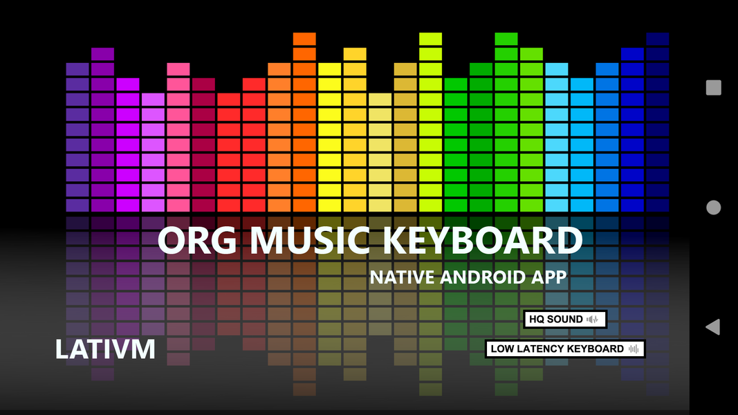 ORG music keyboard - عکس برنامه موبایلی اندروید