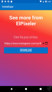 InstaExpo - عکس برنامه موبایلی اندروید