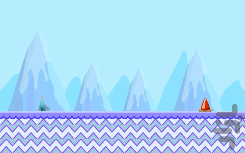 بازی السا در سرزمین یخی - Image screenshot of android app