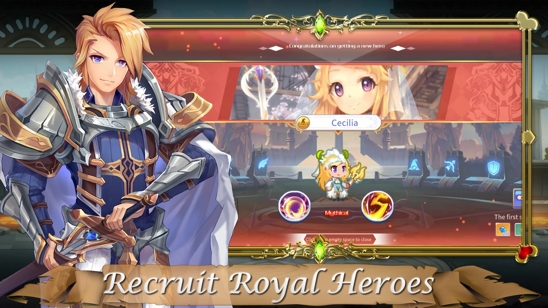 Royal Knight Tales – Anime RPG - Image screenshot of android app