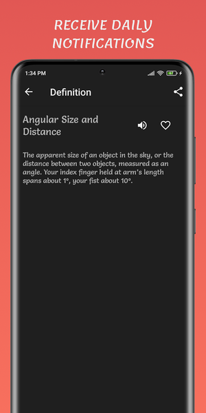 Astronomy Dictionary - عکس برنامه موبایلی اندروید