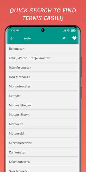 Astronomy Dictionary - Image screenshot of android app