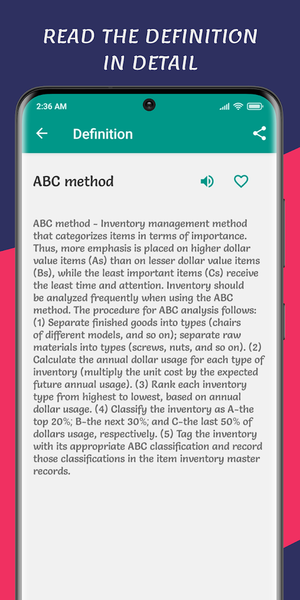 Economics Dictionary - عکس برنامه موبایلی اندروید