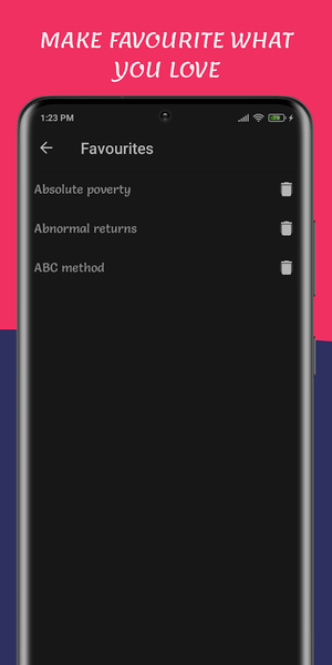 Economics Dictionary - عکس برنامه موبایلی اندروید