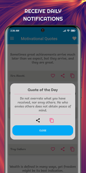 Motivational & Positive Quotes - عکس برنامه موبایلی اندروید