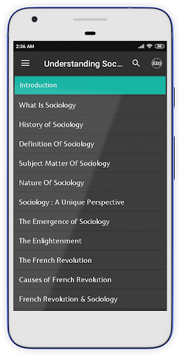 Understanding Sociology - عکس برنامه موبایلی اندروید