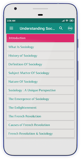 Understanding Sociology - Image screenshot of android app