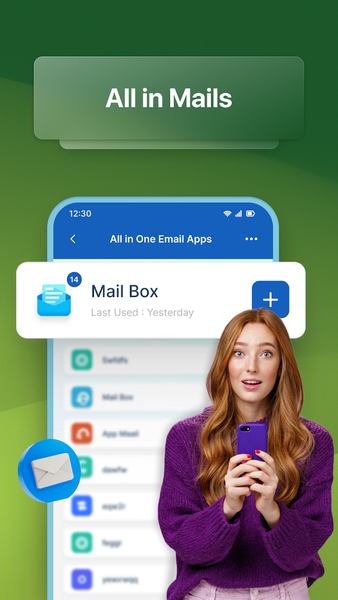 Mailbox - All In One Email - عکس برنامه موبایلی اندروید