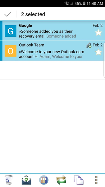 Email for Hotmail Outlook App - عکس برنامه موبایلی اندروید