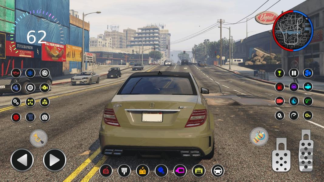 C63 Mercedes AMG: Drift Rider - Gameplay image of android game