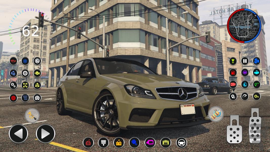 C63 Mercedes AMG: Drift Rider - Gameplay image of android game