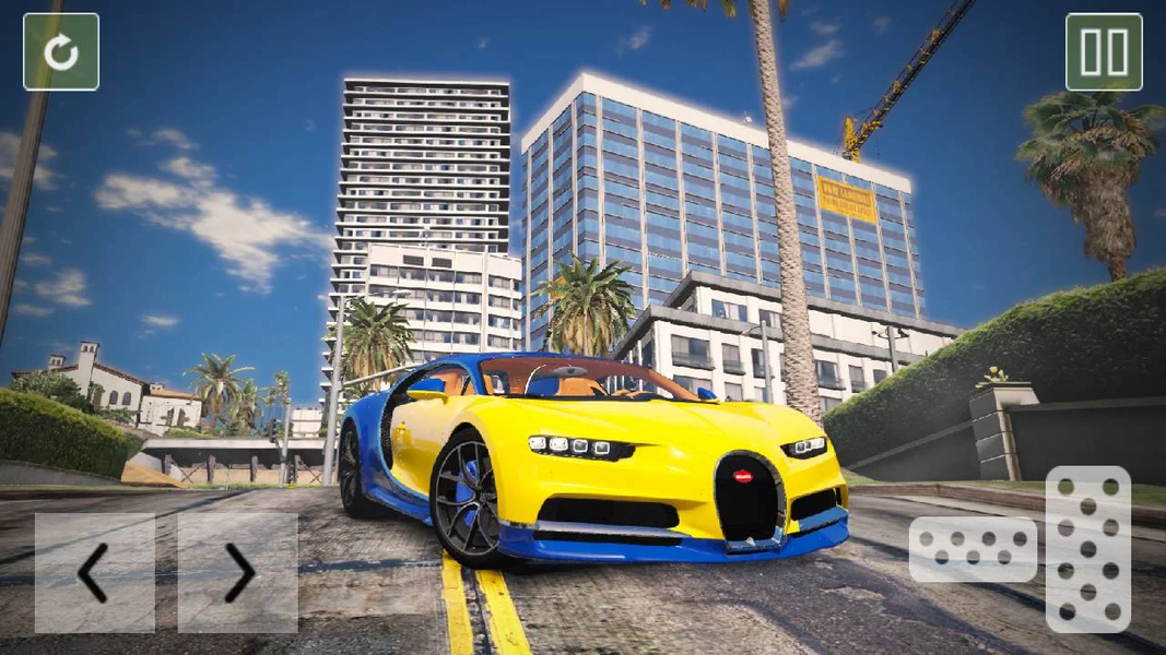 Chiron Car Bugatti Driver - Gameplay image of android game