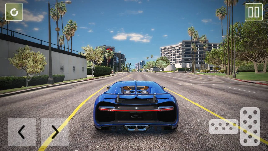 Chiron Car Bugatti Driver - Gameplay image of android game