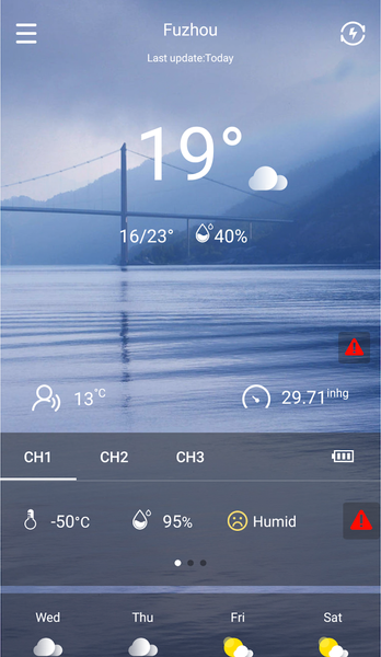 WeatherSense - Image screenshot of android app