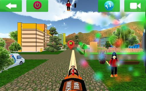 School Train - Gameplay image of android game