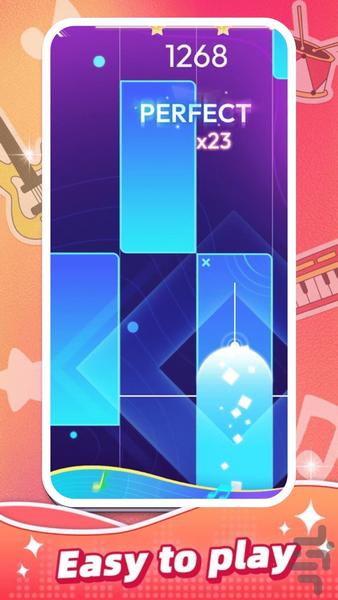 Tiles EMB Magic 2025 - موزیک پیانو3 - Gameplay image of android game
