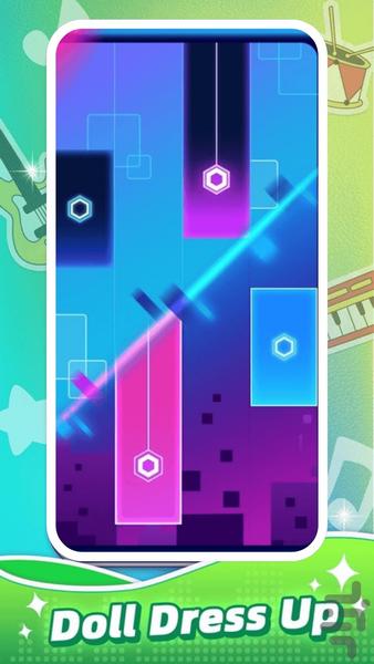 Tiles EMB Magic 2025 - موزیک پیانو3 - Gameplay image of android game