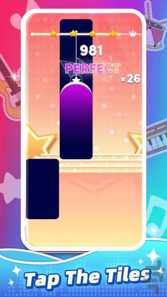 Tiles EMB Magic 2025 - موزیک پیانو3 - Gameplay image of android game