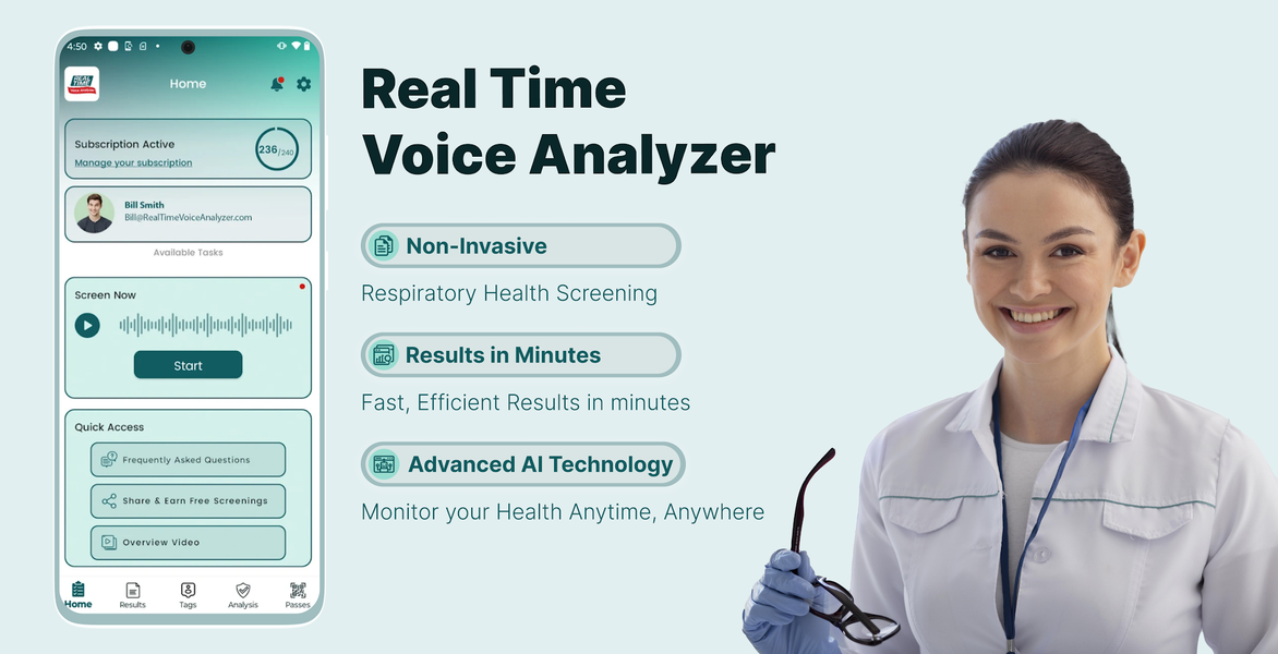 Real Time Voice Analyzer - عکس برنامه موبایلی اندروید
