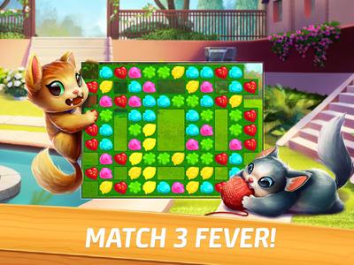 Meow Match: Cats Matching 3 Puzzle & Ball Blast - عکس بازی موبایلی اندروید