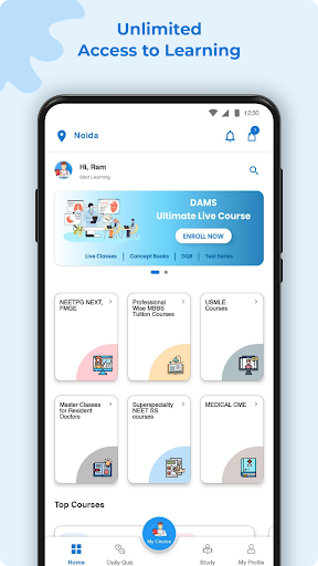 DAMS | NEET PG, FMGE - Image screenshot of android app