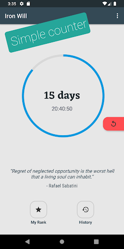 Iron Will Lite: Quit addiction - Image screenshot of android app