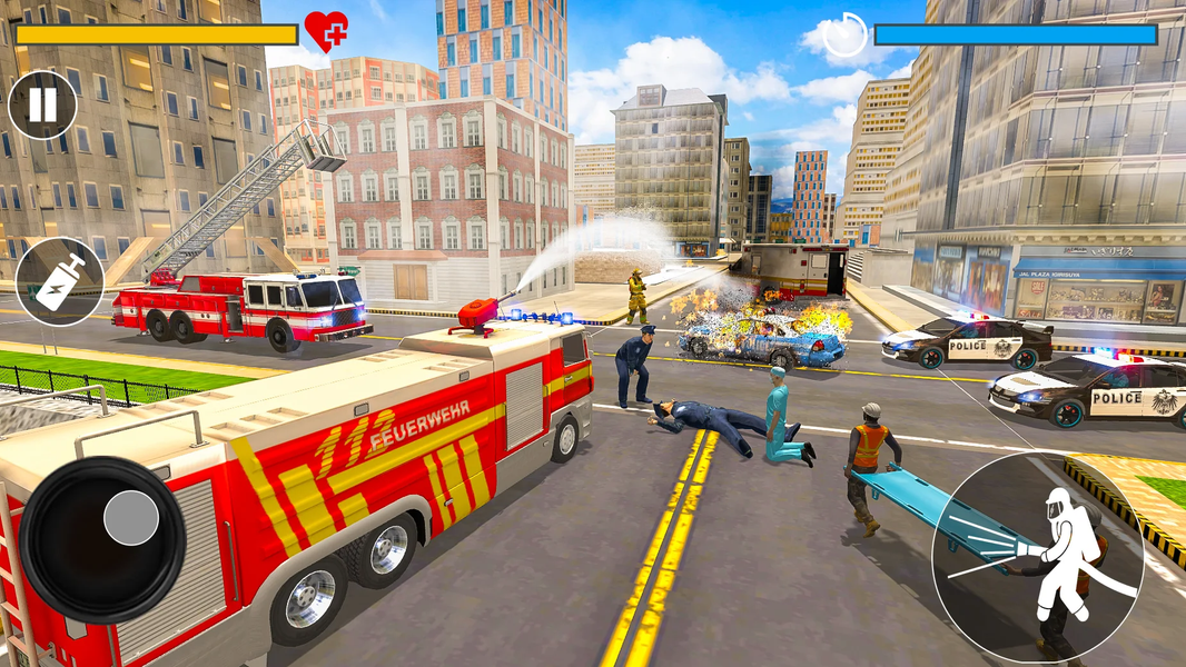 Fire Truck Driving Simulator 2 - عکس بازی موبایلی اندروید