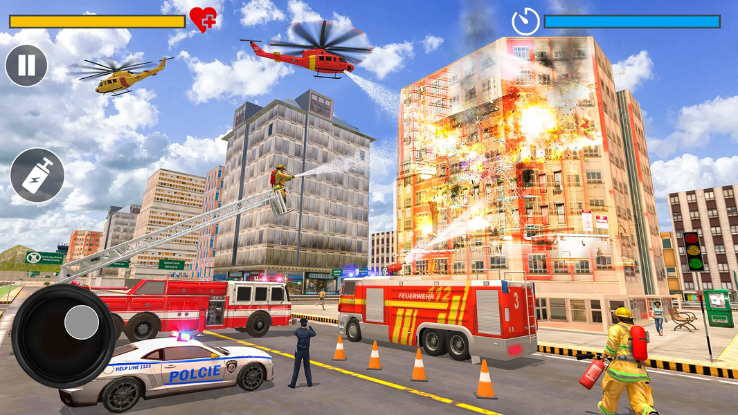 Fire Truck Driving Simulator 2 - عکس بازی موبایلی اندروید