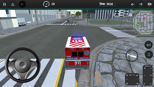 Ambulance Emergency 112 Driver Simulator - عکس برنامه موبایلی اندروید