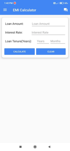 EMI Calculator - عکس برنامه موبایلی اندروید