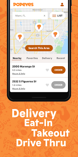 Popeyes® - عکس برنامه موبایلی اندروید
