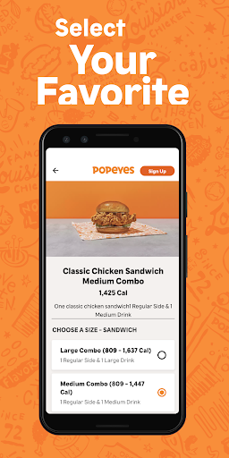 Popeyes® - عکس برنامه موبایلی اندروید