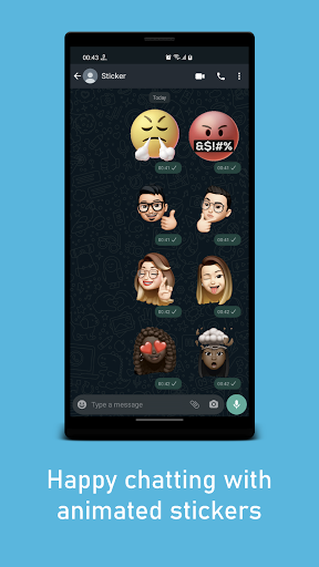 ۳DEmoji Animated WAStickerApps - عکس برنامه موبایلی اندروید