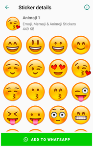 voor de helft Zwembad Egomania Emoji & Memoji Stickers for WhatsApp WAStickerApps for Android - Download |  Cafe Bazaar