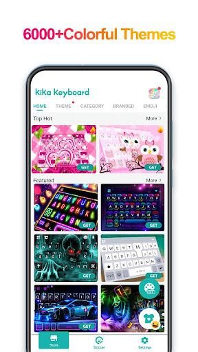 iKeyboard -GIF keyboard,Funny Emoji, FREE Stickers - Image screenshot of android app