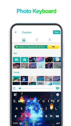 iKeyboard -GIF keyboard,Funny Emoji, FREE Stickers - عکس برنامه موبایلی اندروید
