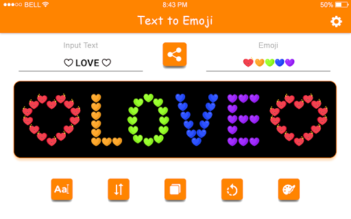 😁 Emoji Letter Converter 😍 - Image screenshot of android app