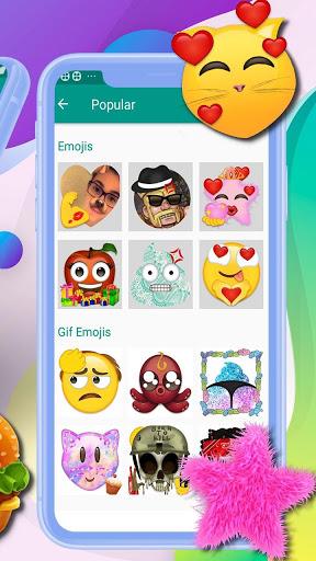 Emoji Maker-stickers, animojis, gif emojis creater - Image screenshot of android app