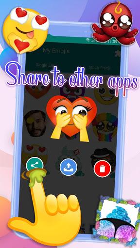 Emoji Maker-stickers, animojis, gif emojis creater - Image screenshot of android app