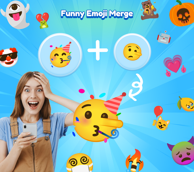 Fun Emoji Merge & Emoji Maker - Image screenshot of android app