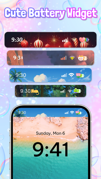 Emoji Battery Widget: Icon Bar - Image screenshot of android app