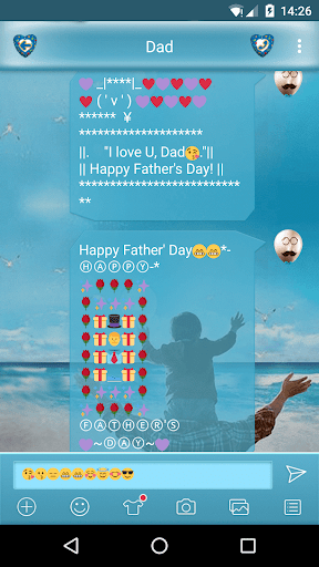 Father’s Day Emoji Art Free - Image screenshot of android app