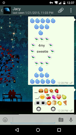 Food Art - Emoji Keyboard🍬🍭 - Image screenshot of android app
