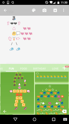 Fun Art - Emoji Keyboard - Image screenshot of android app