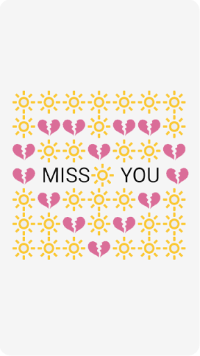 Miss Art - Emoji Keyboard 💏 - عکس برنامه موبایلی اندروید