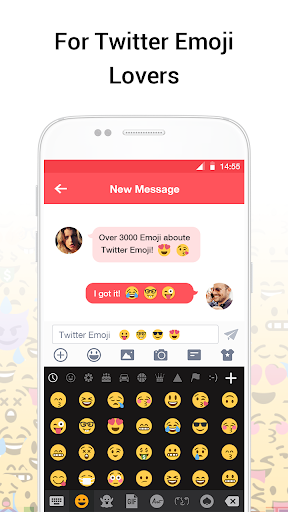 Emoji keyboard - Cute Emoji - عکس برنامه موبایلی اندروید
